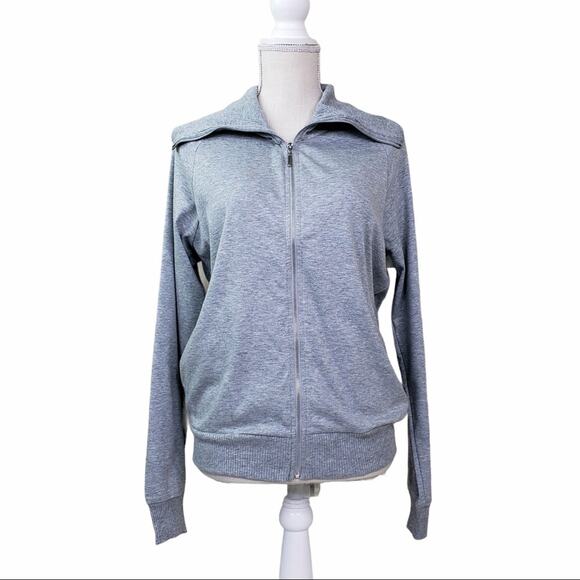 Cosabella Women's Marathon Co Pima Cotton Jacket Heather Gray Size Medium NEW - Picture 2 of 12
